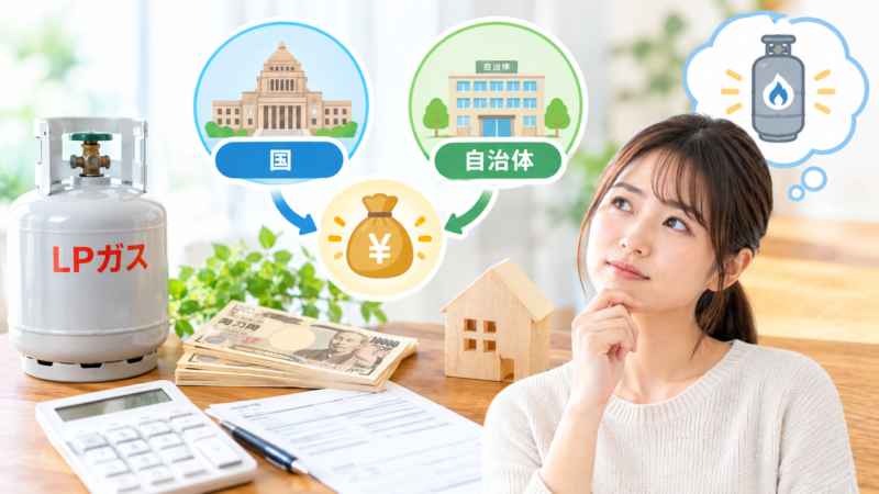 プロパンガスの補助金はある?国と自治体の支援の仕組み