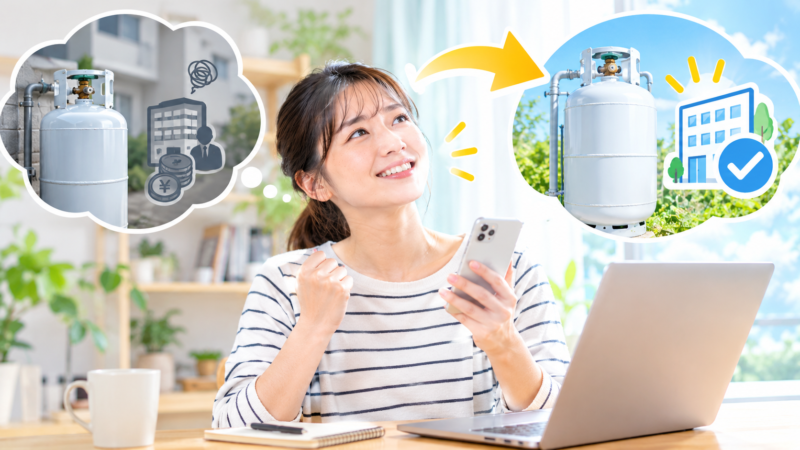 プロパンガスの会社変更で気をつけたい費用とトラブル